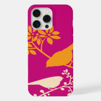 Oiseaux colorés coque iphone personnalisé