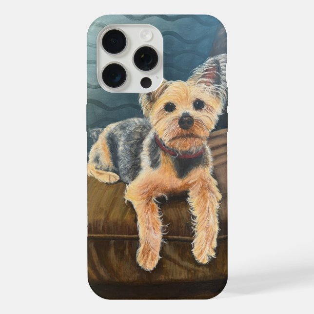 15 Pro Max Yorkie coque iphone (Verso)