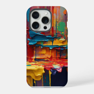 15 Pro Peinture abstraite moderne iPhone 15pro coque