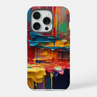15 Pro Peinture abstraite moderne iPhone 15pro coque