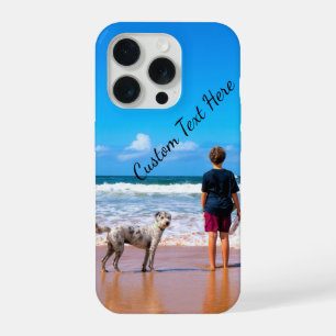 15 Pro Personnalisez votre coque iphone photo avec du tex