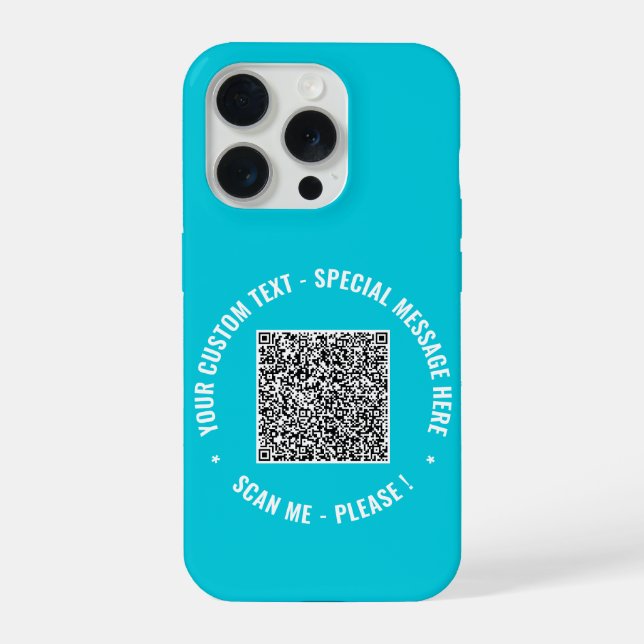 15 Pro Votre coque iphone de texte et de couleurs personn (Verso)