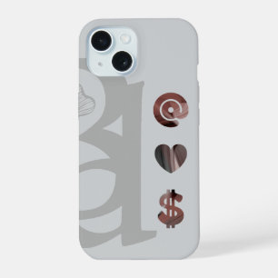 15 RICH coque iphone Trend Abstrait Black Powdery