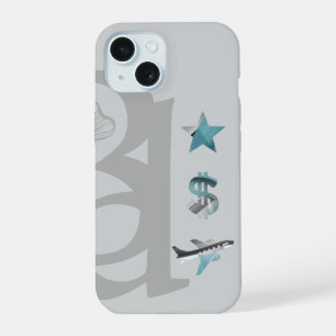 15 RICH coque iphone Trend Abstrait Océan Bleu