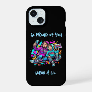 15 Skate Maman & Fils | Coque iPhone Glossy Tough
