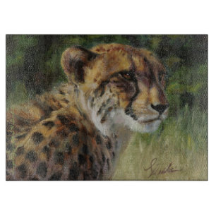 15" x 11" planche à découper en verre de guépar