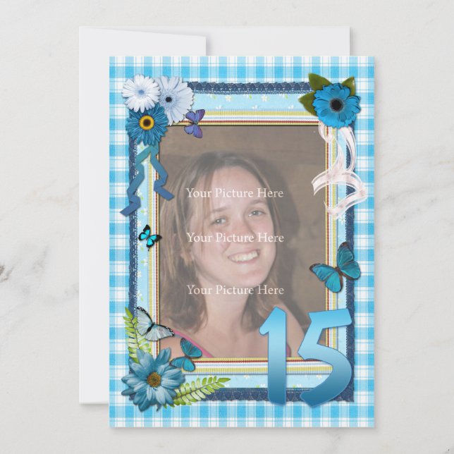 15e invitation à la fête d'anniversaire de la phot (Devant)
