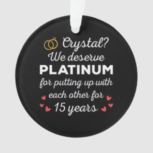 15ème anniversaire du Mariage I - Crystal Funny Co
