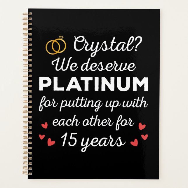15ème anniversaire du Mariage I - Crystal Funny Co (Devant)