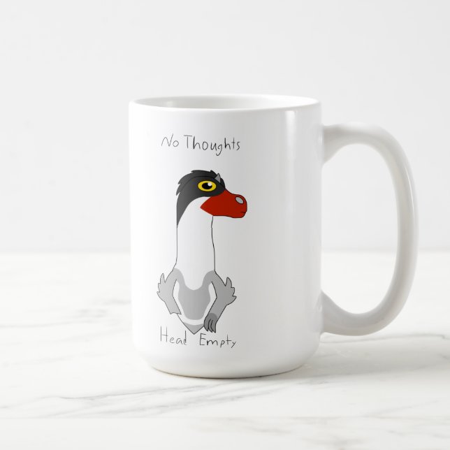 15oz Angus "No Thoughts, Head Vide" Café Mug (Droite)