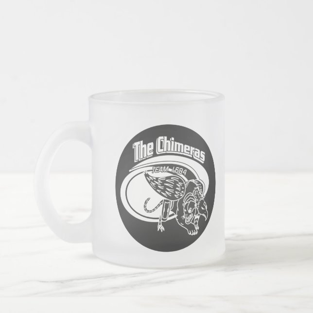 1684 Mug de logo noir givré - 2 tailles (Gauche)