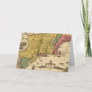 1685 Carte - Nouvelle Belgique, Le Nouveau Monde, 