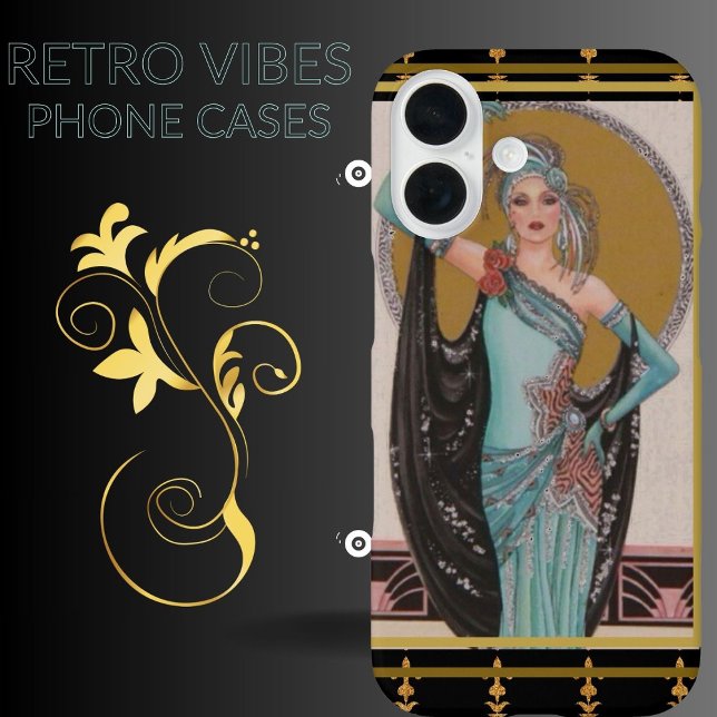 16 Art Déco Mode Lady iPhone / coque ipad (Créateur téléchargé)