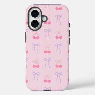16 Bows and Cherries Coque iphone esthétique pour ell