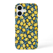 Coque iPhone à motif esthétique de citron d'été