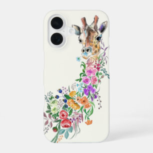 16 Coque iphone de Giraffe Fleurs