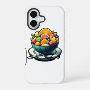 16 Coque iphone de l'illustration du bol de fruits vi