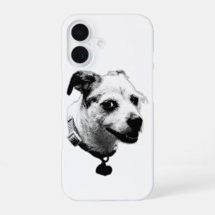 16 Coque iphone de Mix de Terrier souriant