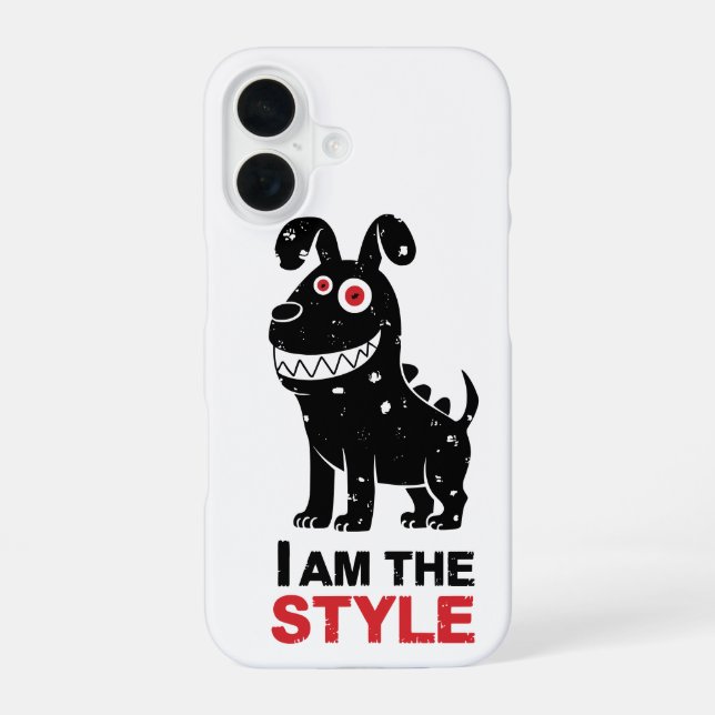 16 Coque iPhone / iPad chien est le style (Verso)
