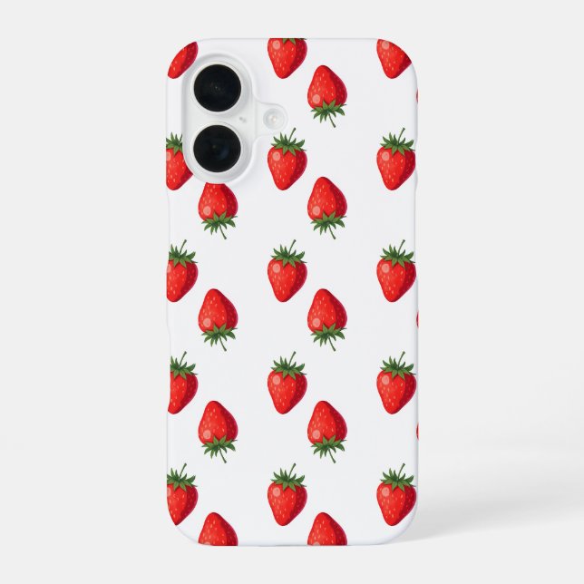 16 Coque iphone Motif de fraises (Verso)