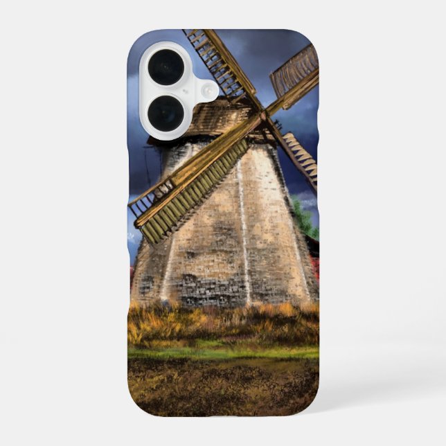 16 coque iphone Pays-Bas Windmill (Verso)
