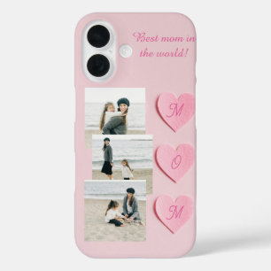 16 Coque iphone photo et texte personnalisé pour Appl