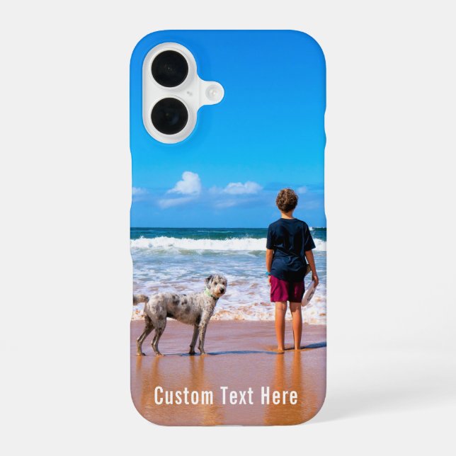16 Coque iphone photo personnalisé avec vos photos et (Verso)