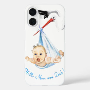 16 Coque iphone pour bébé portatif - Texte personnali