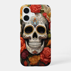 16 Crâne sucre Floral iPhone / coque ipad