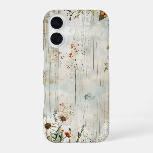 16 Dentelles et marguerites vintages coque iphone rus
