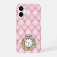 Horloge magique sur iPhone rose / coque ipad