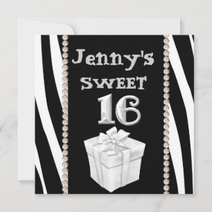16 Invitation de la partie POSTER DE ANIMAL SWEET
