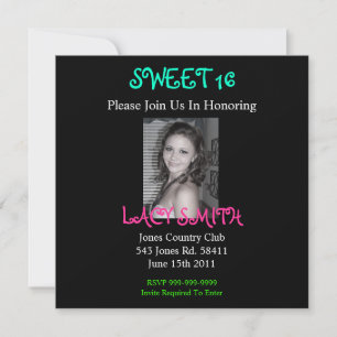 16 Invitation SWEET