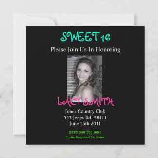 16 Invitation SWEET