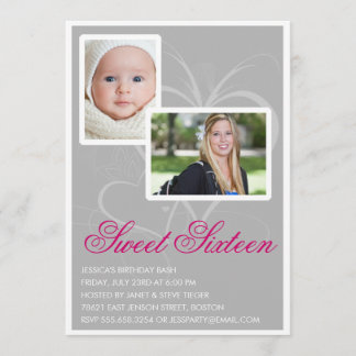 16 invitations à la fête d'anniversaire