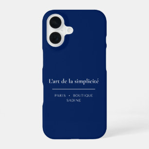 16 L'art de la Simplicité Coque pour iPhone Minimal