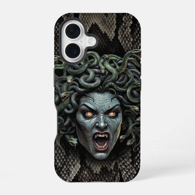 16 Medusa Queen of Stone iPhone & Galaxy Coque (Verso)
