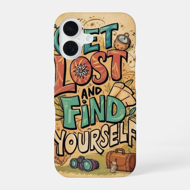 16 Obtenez perdu et trouvez vous-même _ coque iphone (Verso)