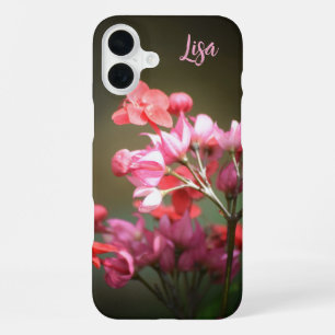 16 Plus Coque iphone de pomme rose personnalisé