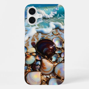 16 Plus Coque iPhone Plage aux Coquillages Design Été Côté