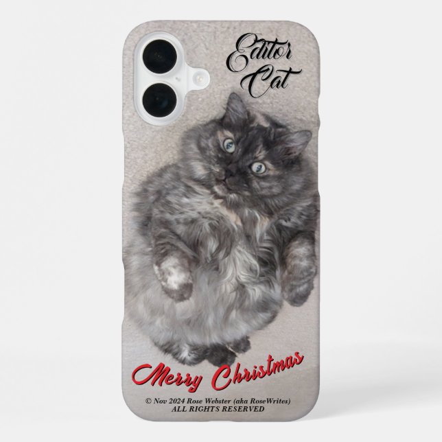 16 Plus Éditeur Chat par RoseWrites iPhone / coque ipad (Verso)