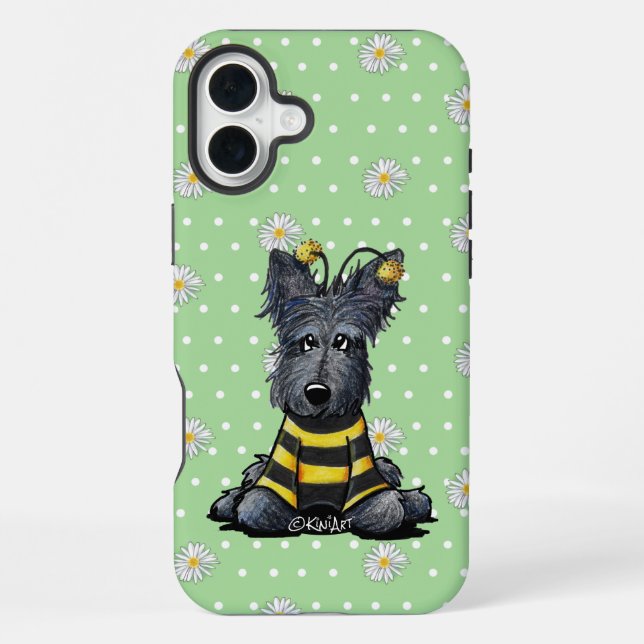 16 Plus KiniArt Scottish Bee iPhone / coque ipad (Verso)
