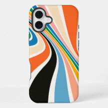 Retro Stripes Abstrait iPhone / coque ipad