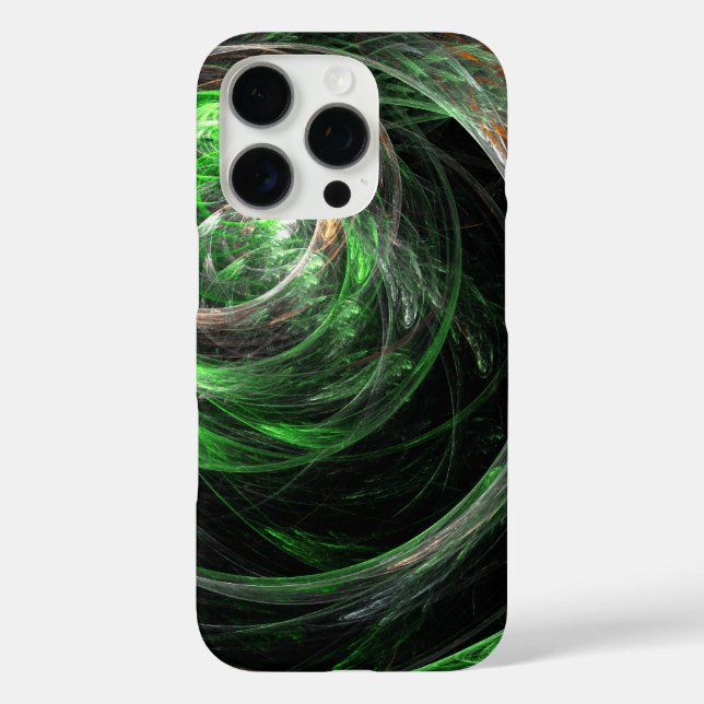 16 Pro Autour du monde Vert Abstrait Art iPhone 6 Coque (Verso)
