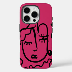16 Pro Belle ligne de femme Art Tough iPhone / coque ipad