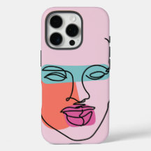Belle Ligne Femme Art coque iphone dur