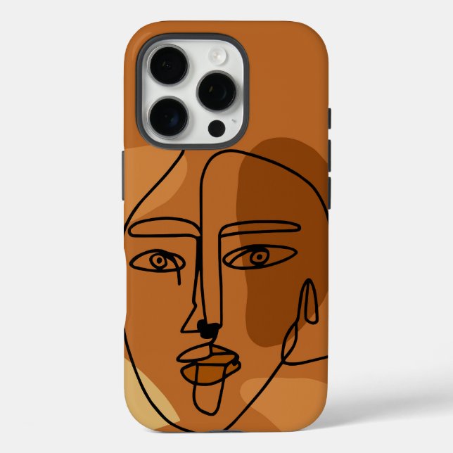16 Pro Belle Ligne Femme Art coque iphone dur (Verso)