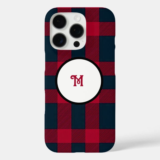 16 Pro Buffalo plaid iPhone / coque ipad (Verso)