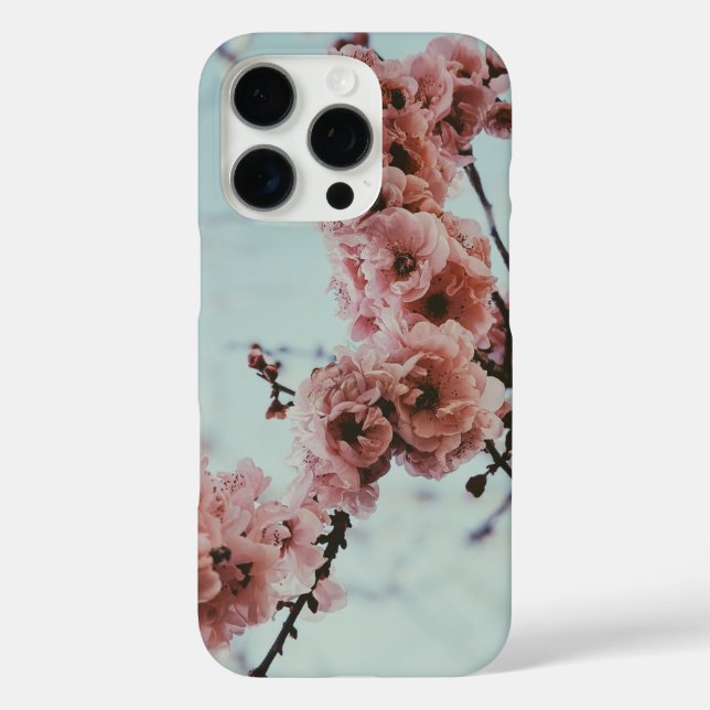 16 Pro Cherry Blossom coque iphone - Élégant printemps fl (Verso)