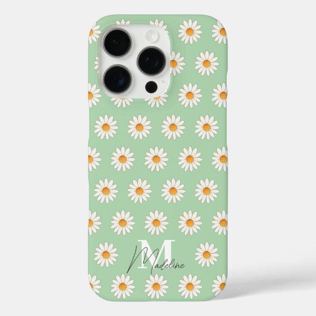 16 Pro Chic Daisy Floral iPhone & coque ipad - élégant (Verso)